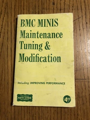 Manual de reparación de servicio de taller de motores BMC Mini diagramas de cableado modificación de ajuste Foto 1 de 4