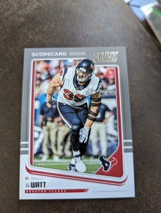 2018 Score Scorecard #127 J.J. WATT Houston Texans 