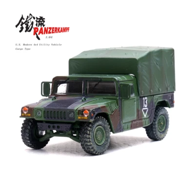 Panzerkampf 1/64 U.S. Army 1st Armored Division Artillery Humvee Carriers Model - Image 1 of 4