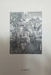O) 2011 SLOVAKIA, BLACK PROOF, SANTA ANA  MARIA AND JESUS -GOTHIC ART PAINTING F - Picture 1 of 1