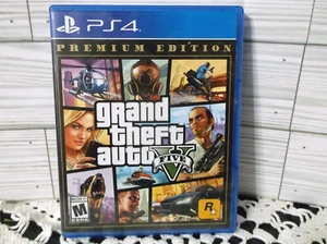 Grand Theft Auto V 5 Premium Edition (PlayStation 4 PS4) - Picture 1 of 5