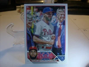 2023 Topps Update Golden Mirror Image Var SSP #US278 Seranthony Domínguez 23-366 - Picture 1 of 2