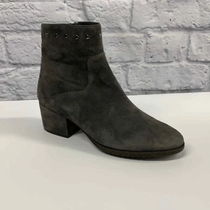 Vaneli Faiza Stiefel Damen 7,5 grau Wildleder Stiefel mit Nieten Detail - Bild 1 von 11