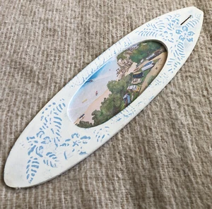 Limited Edition Gary Birdsall Hanging Wood Surfboard Painting Artwork Australia - Picture 1 of 7