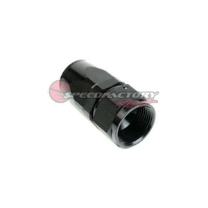 SpeedFactory Racing -16 AN Black Anodized Hose End Fitting - Straight - Picture 1 of 1
