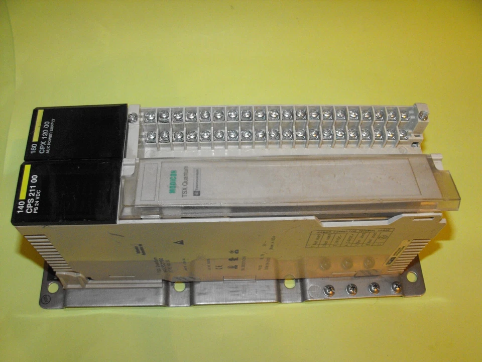 Schneider Modicon Quantum 140CPS21100+180XCA72800.CPS21100+CPX12000.USED - Image 1 of 4