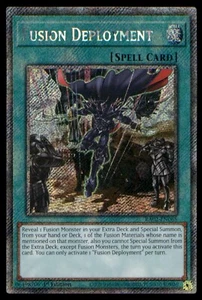 Fusion Deployment (Platinum Secret Rare) RA02-EN065 25° Anniversario Rarità... - Foto 1 di 2