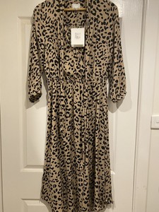 witchery animal midi dress