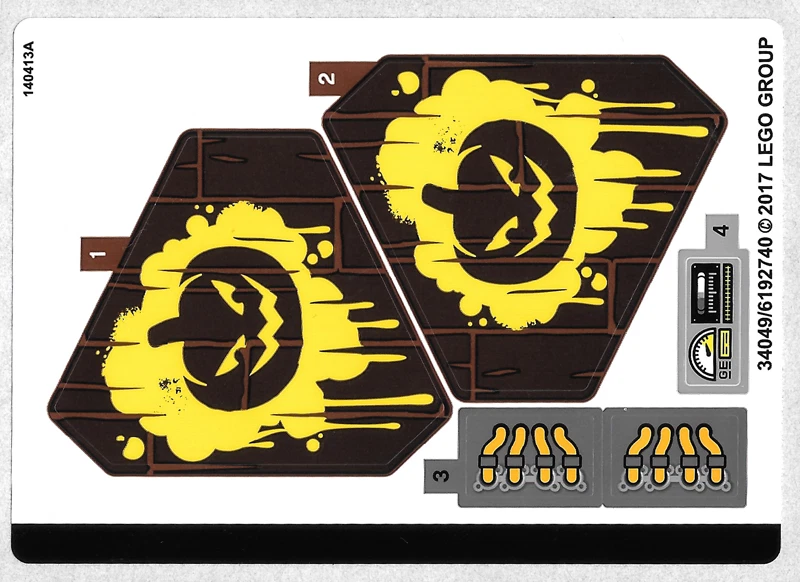 NUEVO LEGO - Pegatina - La Lego Película Batman - Espantapájaros Temerosos Enfrentamiento - 70913 Foto 1 de 1