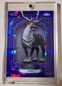 Topps Chrom Disney Szafir 2024 | Sven /15 Purple Frozen - Zdjęcie 1 z 2
