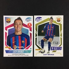Lucy Bronze Lot of 2 Stickers Panini La Liga F Women 2022 2023 (23) #121 #341