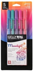 Sakura Gelly Roll Moonlight Fine Point Pens 5/Pkg-Dusk - Picture 1 of 1