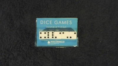 Vintage Dice Games w/instructions! - Image 1 of 3