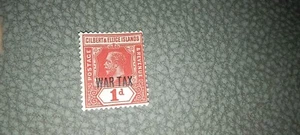 Gilbert und Ellice Krieg Steuer Aufdruck Penny Briefmarke - Bild 1 von 1