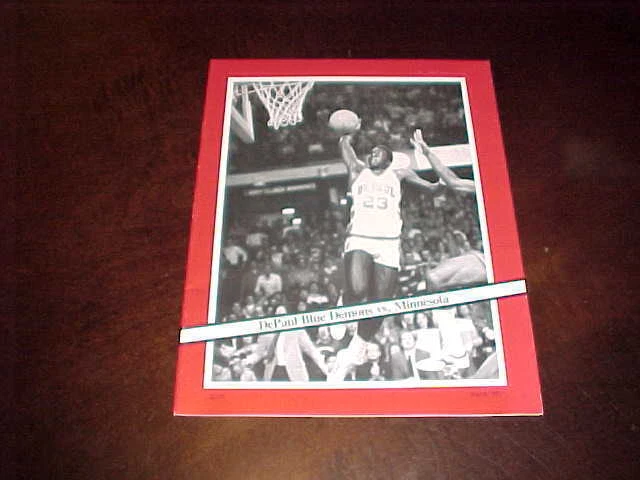 1983 Minnesota Gophers v DePaul Blue Demons NIT Basketball Program  - Image 1 of 1