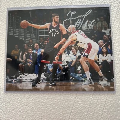 Jonas Valanciunas Signed 8x10 Photo Raptors Grizzlies Auto Autograph COA PROOF - Image 1 of 3