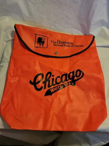 Vintage Chicago White sox backpack bag the Drovers National Bank bright! Cover