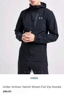 Under Armour Woven Full Zip Light Weight Jacket Men's Size: XL (RRP £85) - Picture 1 of 7