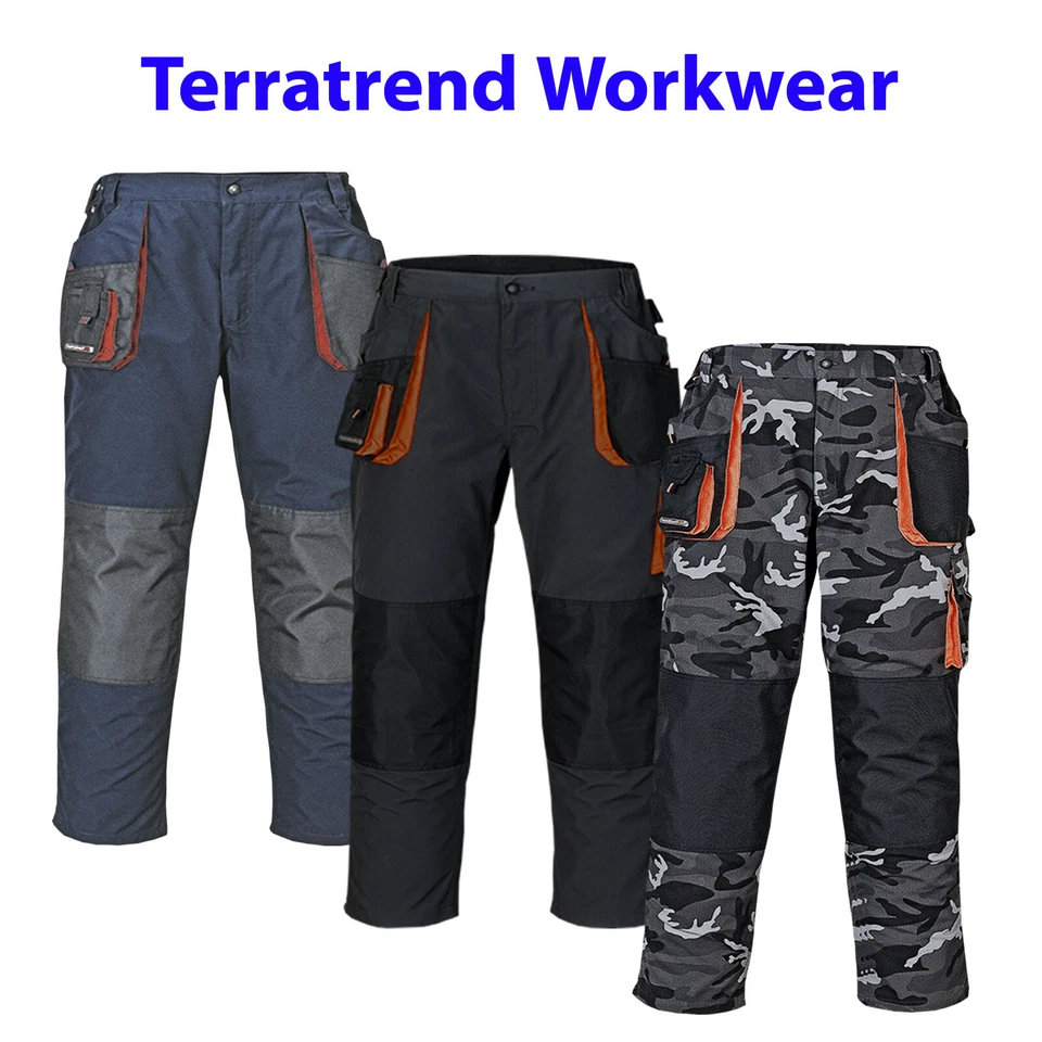 TERRATREND WORKWEAR Arbeitshose Berufshose Bundhose Cargo Bund Hose workwear lang Maler Gr. XXS-6XL