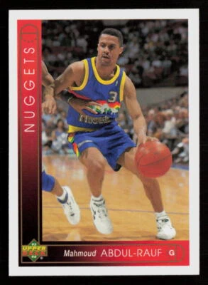Mahmoud Abdul-Rauf 1993-94 Upper Deck #44 Denver Nuggets Basketball Card - Image 1 of 2