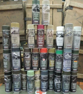 Fosco BW Armee Sprühfarbe Farbspray Militärfarbe Haftgrund etc. Spraydose 400ml - Bild 1 von 43