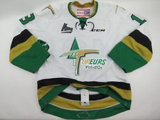 CCM Les Foreurs de Val-d'Or Game Worn QMJHL Pro Stock Hockey Jersey 54 #18 2of2