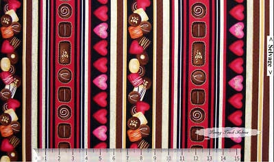 Henry Glass Valentine Forever Yours Hearts listra de borda doce 100% algodão preço - Imagem 1 de 2