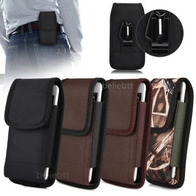 Phone Belt Pouch Case Vertical Holster Clip Flip Holder for iPhone 8 7 6 6s Plus - Image 1 of 2