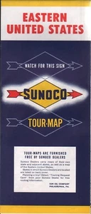 1960 Sunoco Road Map: Eastern United States NOS - Picture 1 of 1