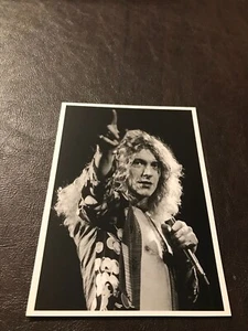 CARTOLINA NUOVA 6X4 MUSICA NON SPEDITA - ROBERT PLANT - CONCERTO LED ZEPPELIN - 1975 - Foto 1 di 2