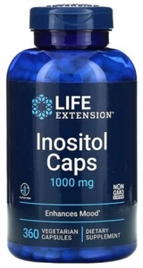 Life Extension Inositol Kappen 1000mg 360 vegetarische Kapseln, stabile Stimmungsunterstützung - Bild 1 von 1