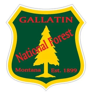 Gallatin National Forest Sticker R3237 Montana YOU CHOOSE SIZE - Picture 1 of 1