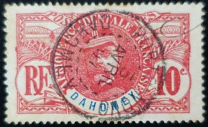 TIMBRE des COLONIES FRANÇAISES DAHOMEY N°22 oblitéré CaD - Imagen 1 de 2