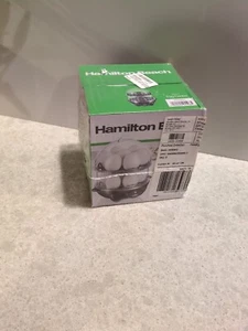 Hamilton Beach 3-in-1 Electric Egg Cooker Hard Boil Poach Omelet 14 Eggs - Picture 1 of 5