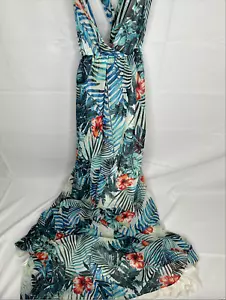 MNG Mango Collection Tropical Print Maxi Dress; Floral print; Size: 6 US - Picture 1 of 6