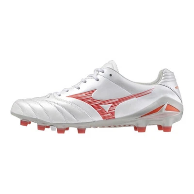 Mizuno Soccer Cleats Monarcida NEO3 ELITE Wide Lightweight White/Red 22-30 Japan