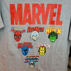 Camiseta Marvel Comic Title Gris SS XL - Imagen 1 de 4
