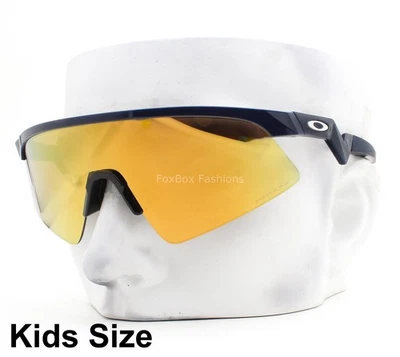 Gafas de sol Oakley Youth Fit OJ9015-0528 resistencia barrido azul dorado espejo talla infantil Foto 1 de 4