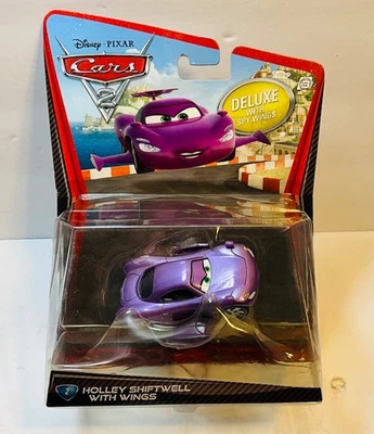 Disney Pixar Cars 2 Holley Shiftwell Wings Deluxe Mega escala 1:55 de Mattel  Foto 1 de 4