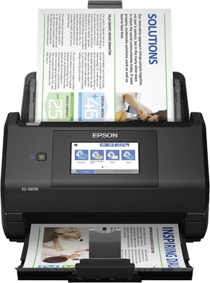 Workforce ES-580W Wireless Color Duplex Desktop Document Scanner for PC and Mac  - Image 1 of 4