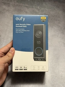 eufy Security E340 - 2K Wi-Fi Batería Video Timbre Doble Cámara - NUEVO - Imagen 1 de 5