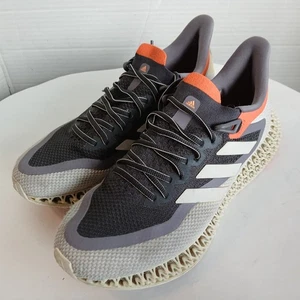 Adidas 4DFWD 2 Hombres Talla 9.5 Naranja/Gris Blanco Zapatos Atléticos Con Cordones Cómodos - Imagen 1 de 11