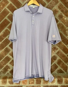 Holderness and Bourne Perkins Performance Men's 2XL Tailored Fit Polo Pink Blue - Picture 1 of 9