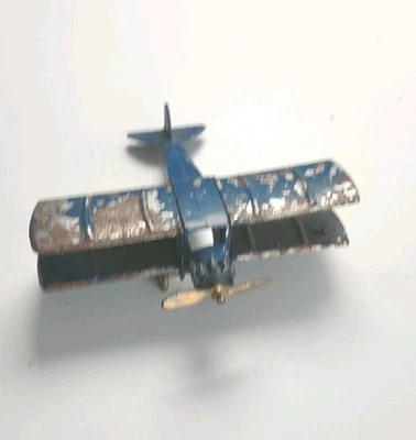 1930s o Tootsie toy metal biplane  - Image 1 of 4