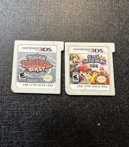 Nintendo 3DS Super Smash Bros Game and Pokémon Rumble Blast. - Picture 1 of 2
