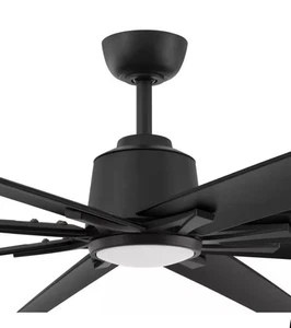 Home Decorators Kensgrove II 72 in. Smart Indoor/Outdoor Matte Black Ceiling Fan - Picture 1 of 8