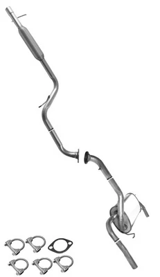 Kit de escape silenciador resonador se adapta a: Mazda 3 2010-2012 2,5 L hatchback Foto 1 de 4