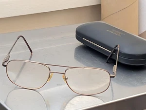 Vintage Unisol Stainless Steel Eyeglass Frames – Harrison Brown 58-20 w/ Hard Ca - Picture 1 of 4