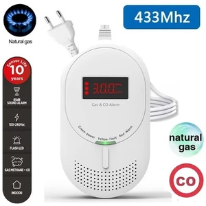 Rilevatore Interconnesso Combinato di Gas e Monossido di Carbonio RF433 Wireless - Picture 1 of 8