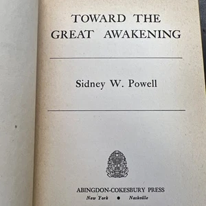 “Toward The Great Awakening” By Sidney Powell | 1944 | VTG HC - Picture 1 of 15